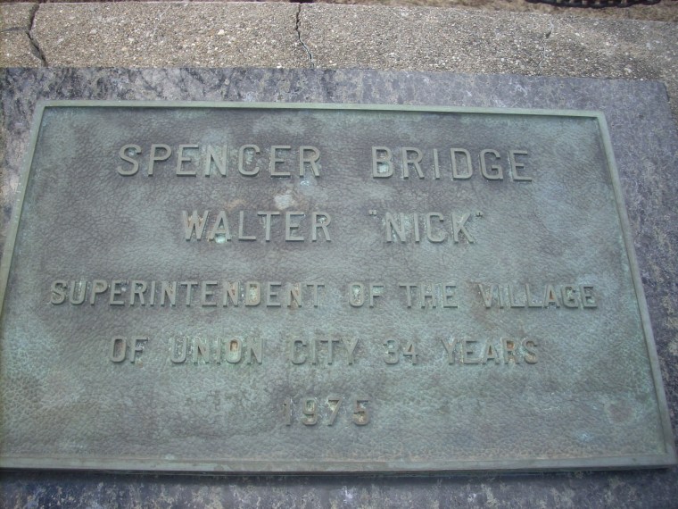 Spencer Bridge Sign 2013